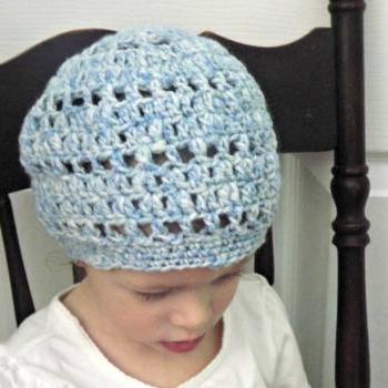 slouchy hat beret tam, toddler sized 12 months to 2 years ready to ship 